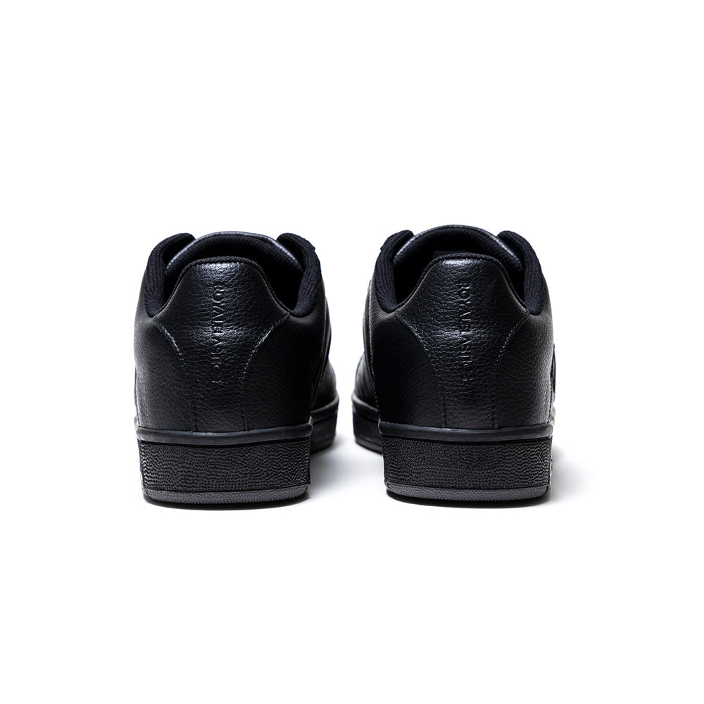 ICON BLACK レザー ブラック シューズ Icon2.0 メンズ レザースニーカー 黒 - Royal Elastics 公式