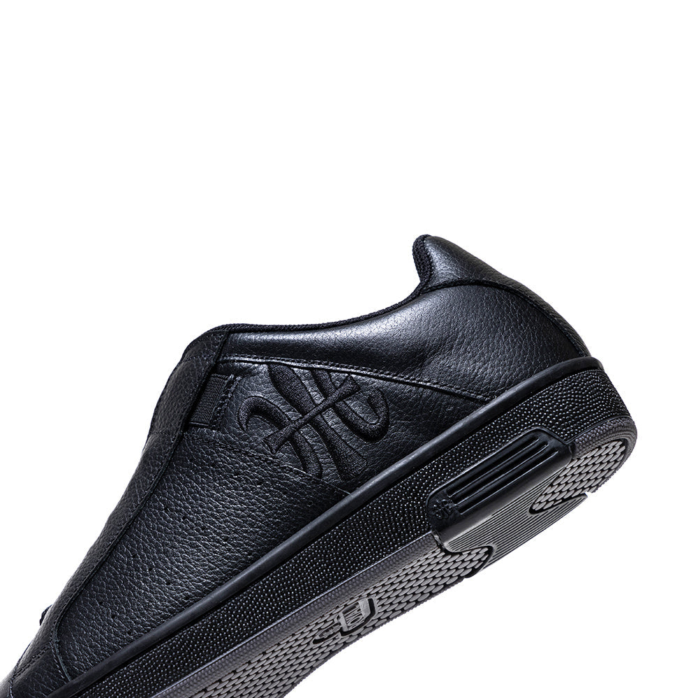 Men's Icon OG Black Logo Leather Sneakers