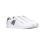 Men's Icon Genesis White Black Leather Sneakers 01994-009 - ROYAL ELASTICS
