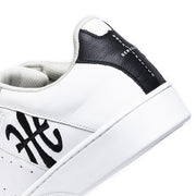 Men's Icon Genesis White Black Leather Sneakers 01901-090 - ROYAL ELASTICS