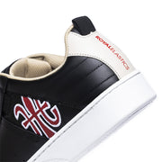 Men's Icon Manhood Black Red White Leather Sneakers 02094-991 - ROYAL ELASTICS