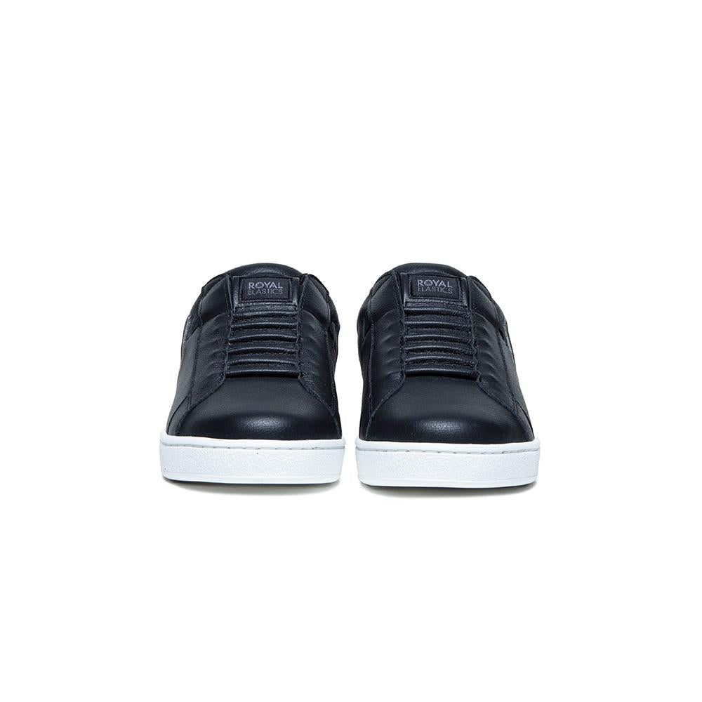 Men's Adelaide Black White Leather Sneakers 02613-998