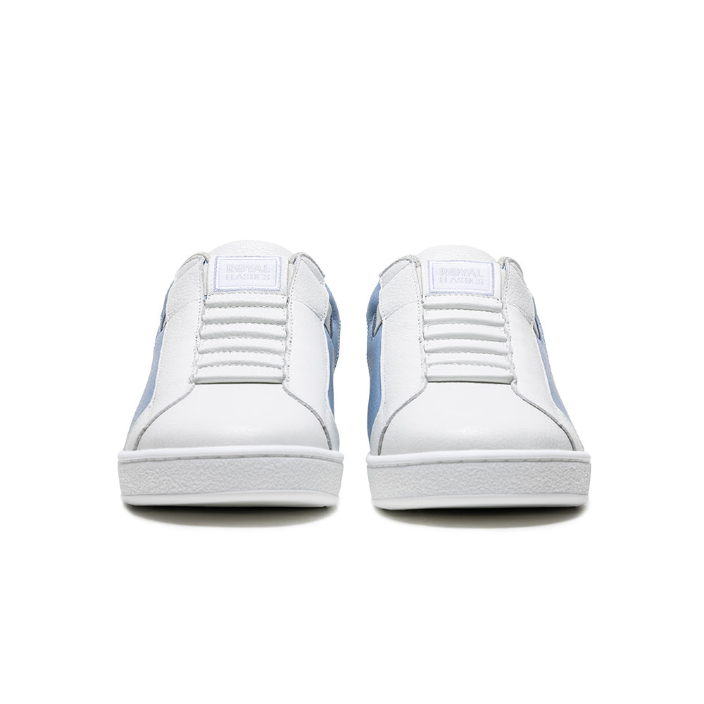 Men's Adelaide White Blue Leather Sneakers 02622-055