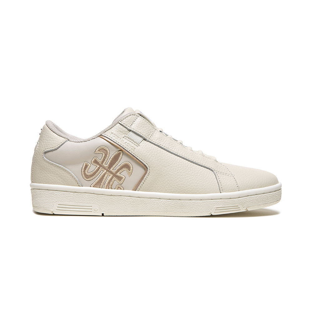 Men's Adelaide Beige Gold Leather Sneakers 02633-007