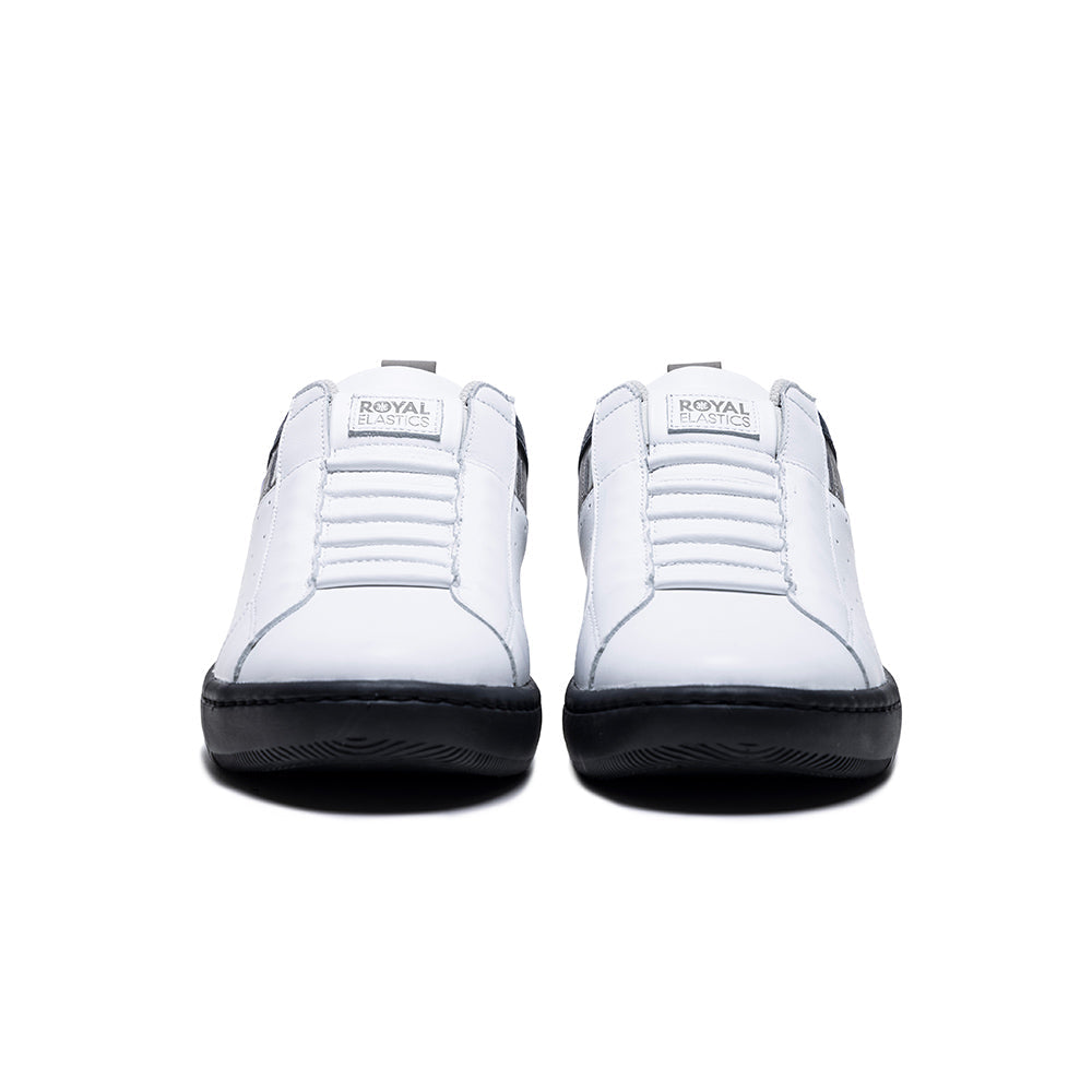 Men's Icon 2.0 White Blue Black Logo Leather Sneakers 06523-085