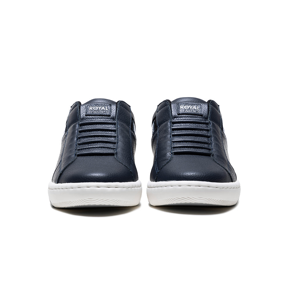 Men's Icon 2.0 Dark Blue Logo Leather Sneakers 06523-557