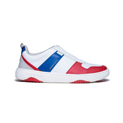 Men's Rider White Red Blue Leather Sneakers 06794-015 - ROYAL ELASTICS