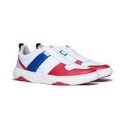 Men's Rider White Red Blue Leather Sneakers 06794-015 - ROYAL ELASTICS