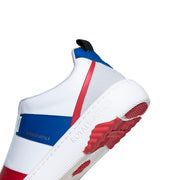 Men's Rider White Red Blue Leather Sneakers 06794-015 - ROYAL ELASTICS