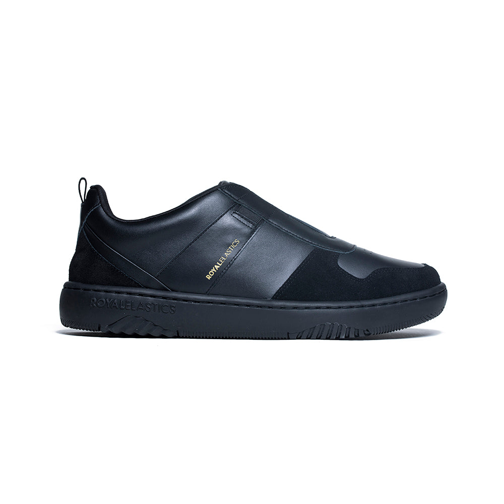Men's Rider Black Leather Sneakers 06794-999 - ROYAL ELASTICS