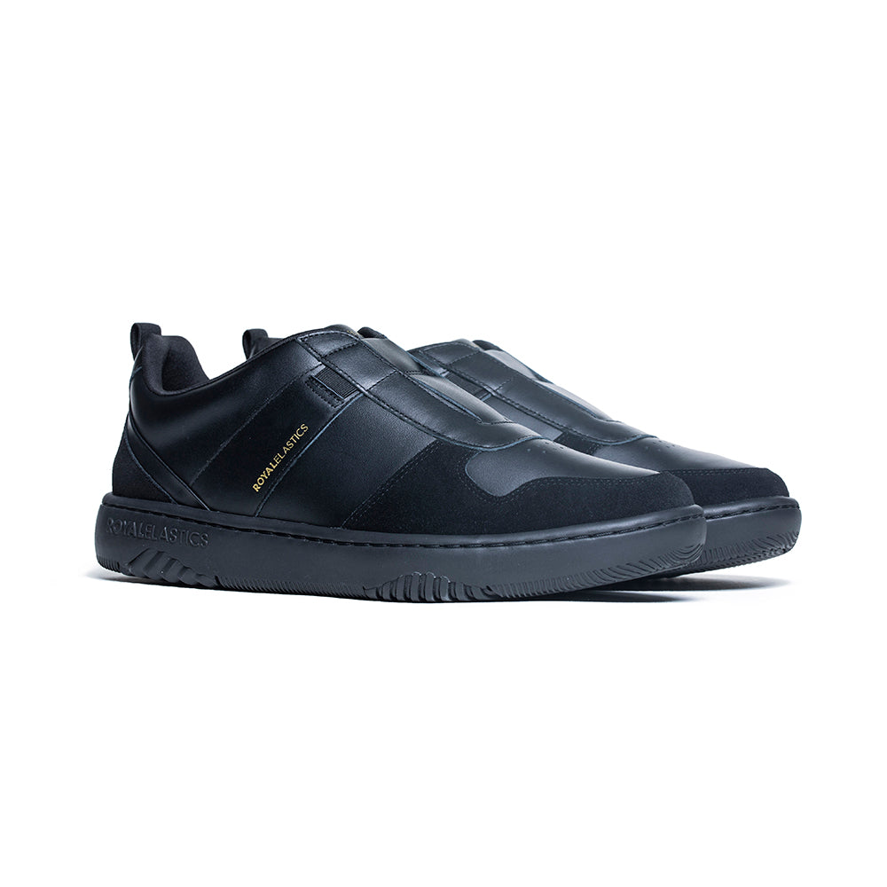 Men's Rider Black Leather Sneakers 06794-999 - ROYAL ELASTICS