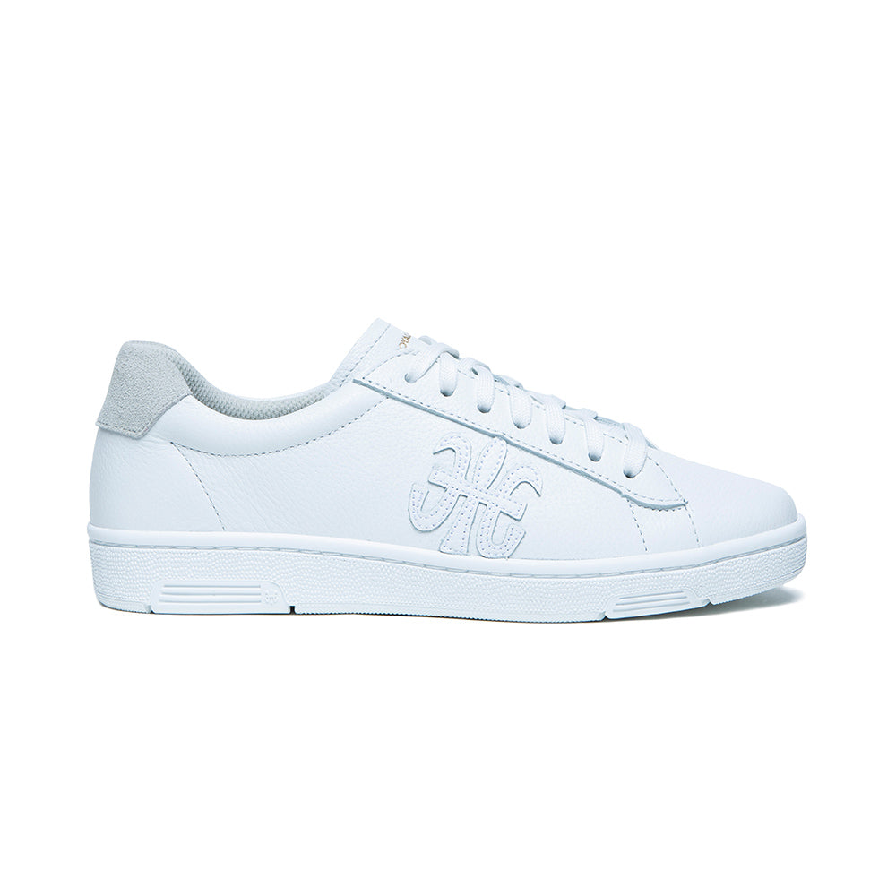Men's Honor White Logo Leather Sneakers 08014-000