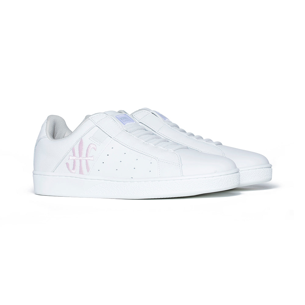 Women's Icon Genesis White Pink Leather Sneakers 91901-001 - ROYAL ELASTICS