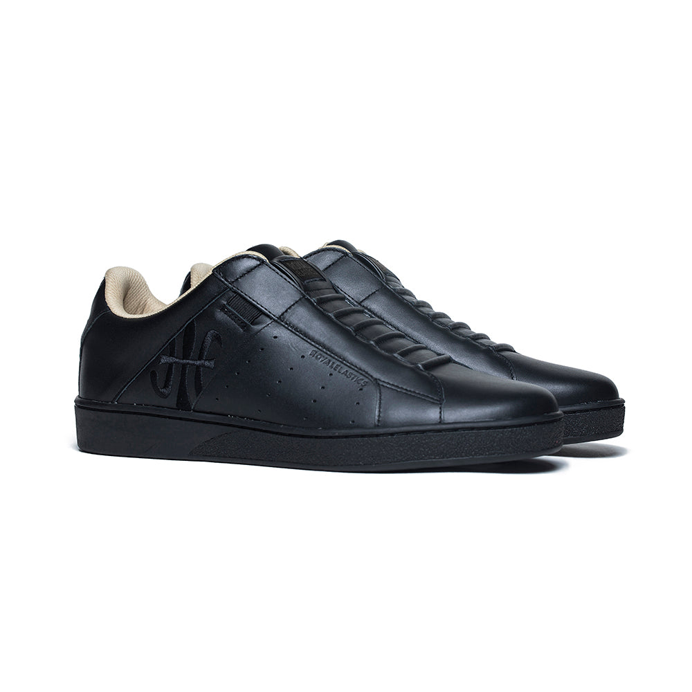 Women's Icon Genesis Black Leather Sneakers 91901-998 - ROYAL ELASTICS
