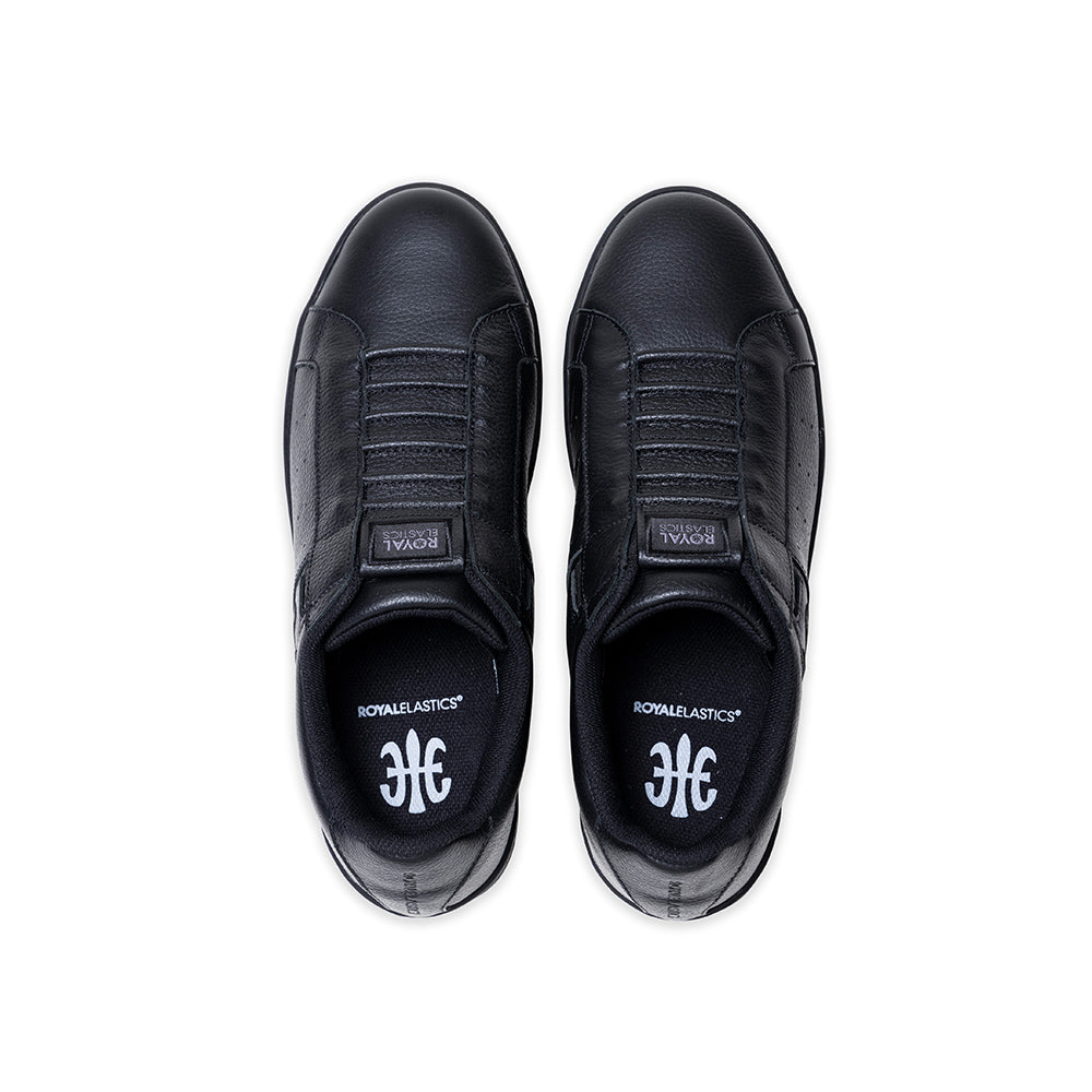 Women's Icon OG Black Logo Leather Sneakers